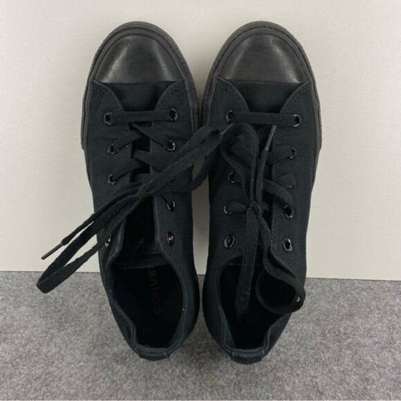Converse Classic Monochrome Junior Black Low Top Sneakers US Size 3 - Picture 6 of 12